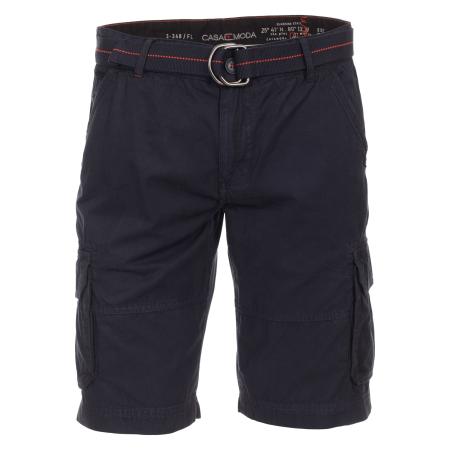 Casa Moda Bermuda blauw, Effen