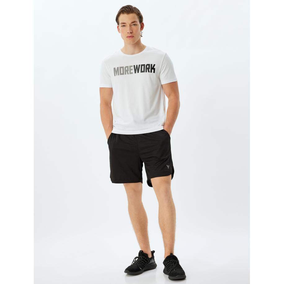 Koton Koton Broek zwart / wit -