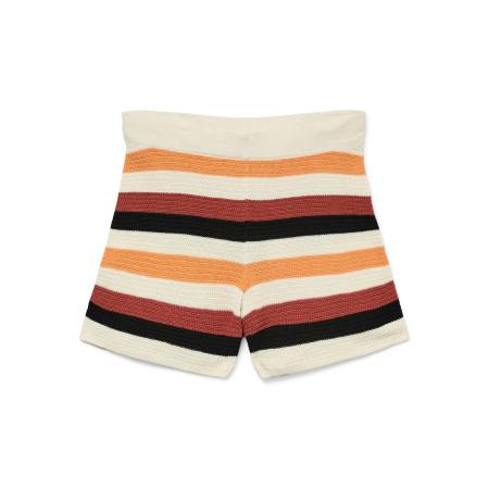 Vero Moda VERO MODA Broek VMARUBA lichtbeige / oranje / bourgogne / zwart