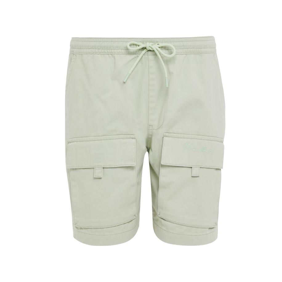 Threadbare Threadbare Broek Graphite pastelgroen -