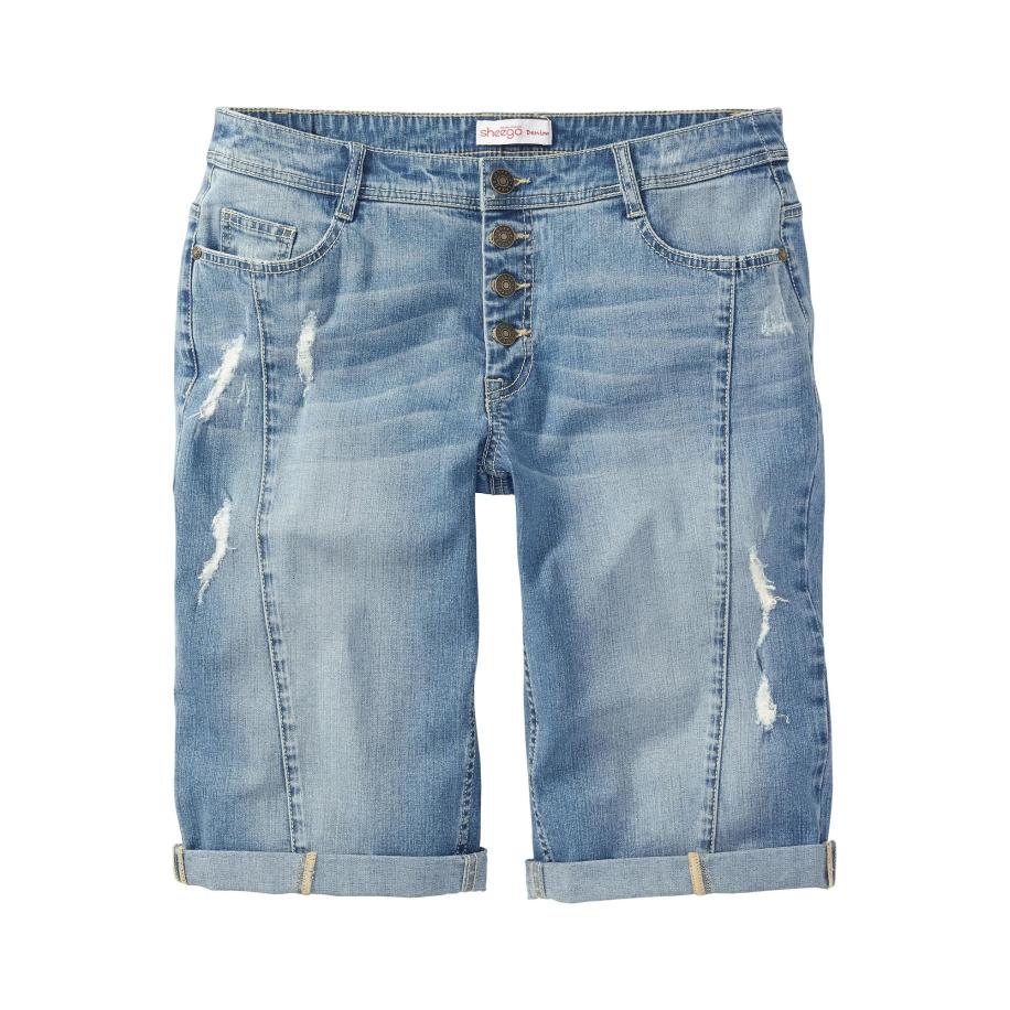 SHEEGO Jeans blauw denim Blauw