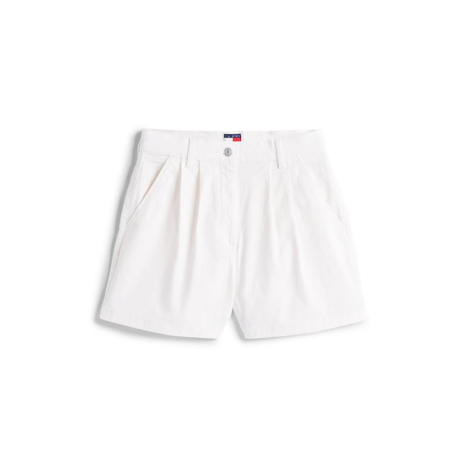 Tommy Jeans Tommy Jeans Bandplooibroek Claire wit -