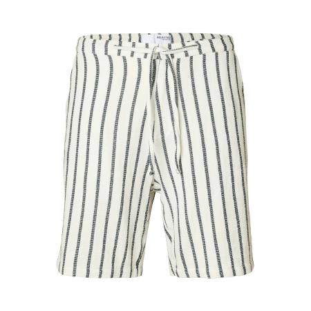 Selected SELECTED Broek SLHREGSAL crème / zwart