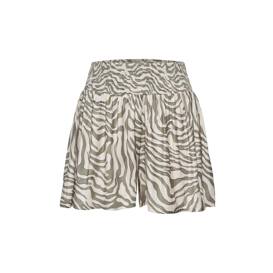 Lascana LASCANA Broek ecru / olijfgroen -