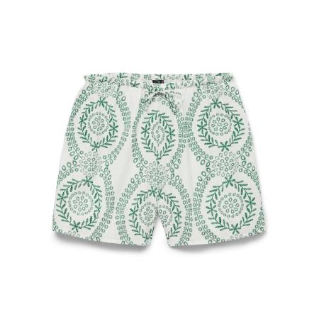 Vero Moda VERO MODA Broek VMRokaya groen / natuurwit