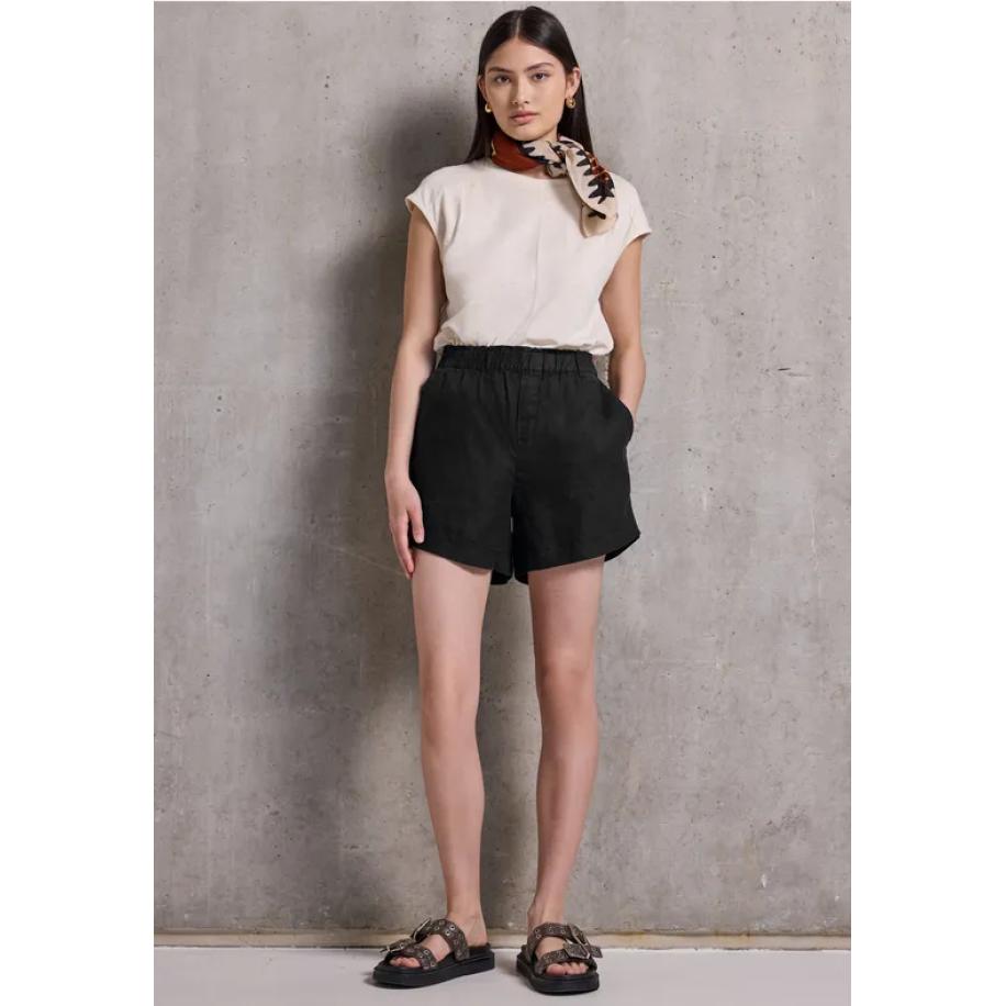 Street One Korte broek van paperbag Zwart