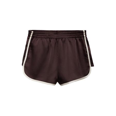 Mango MANGO Broek GUILLE lichtbeige / aubergine