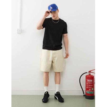 Santa Cruz - Big - Denim timmermansshort in beige-Neutraal