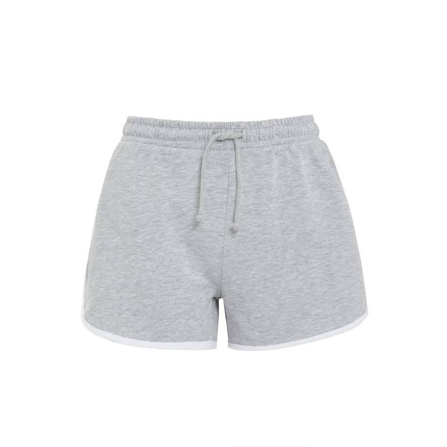 Threadbare Threadbare Broek Freddie grijs gemêleerd / wit -