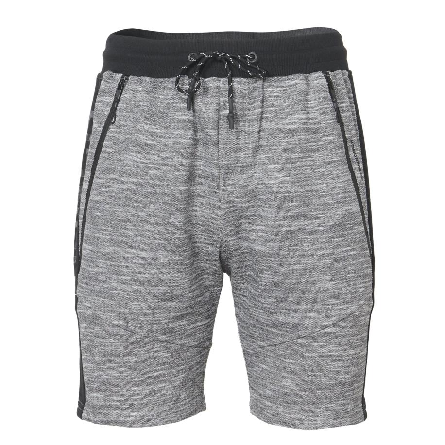 KOROSHI KOROSHI Broek grijs gemêleerd / zwart -