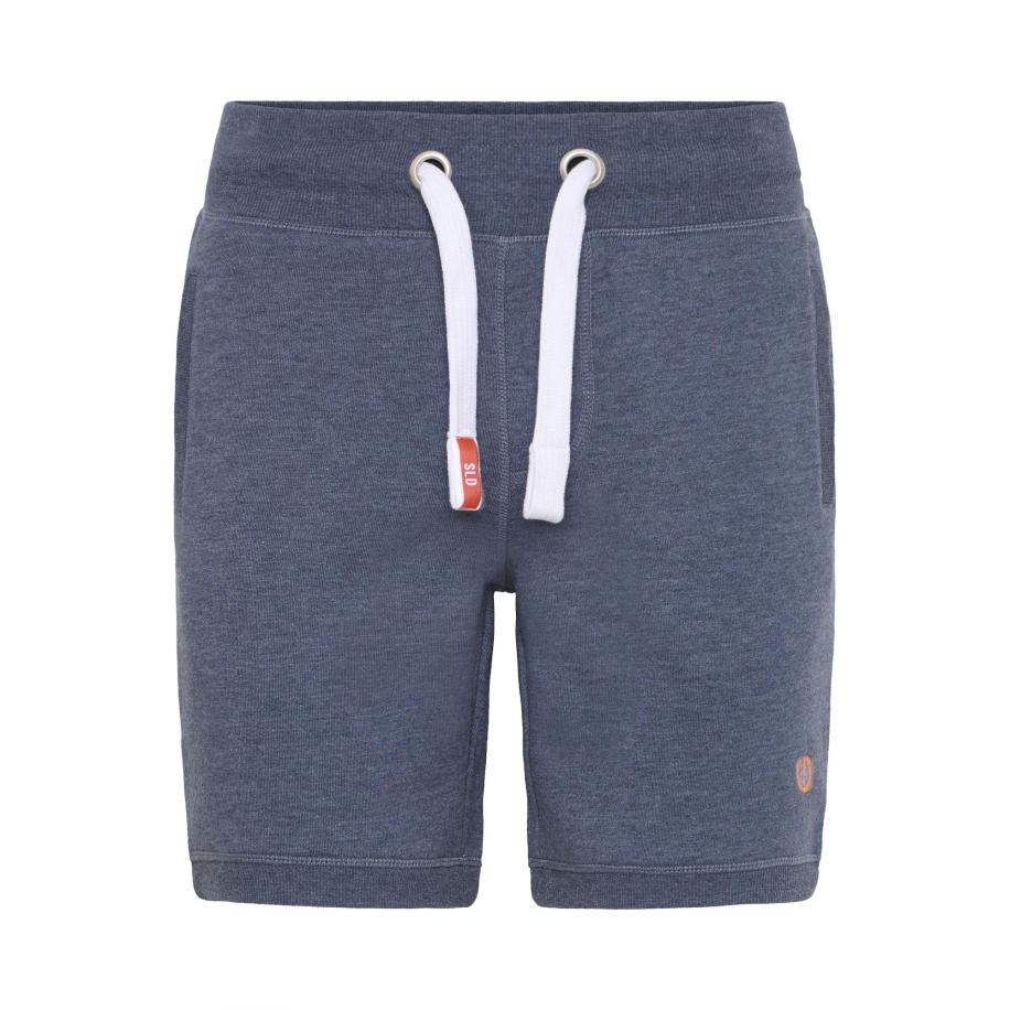 Solid !Solid Broek blauw / bloedrood / wit Zwart