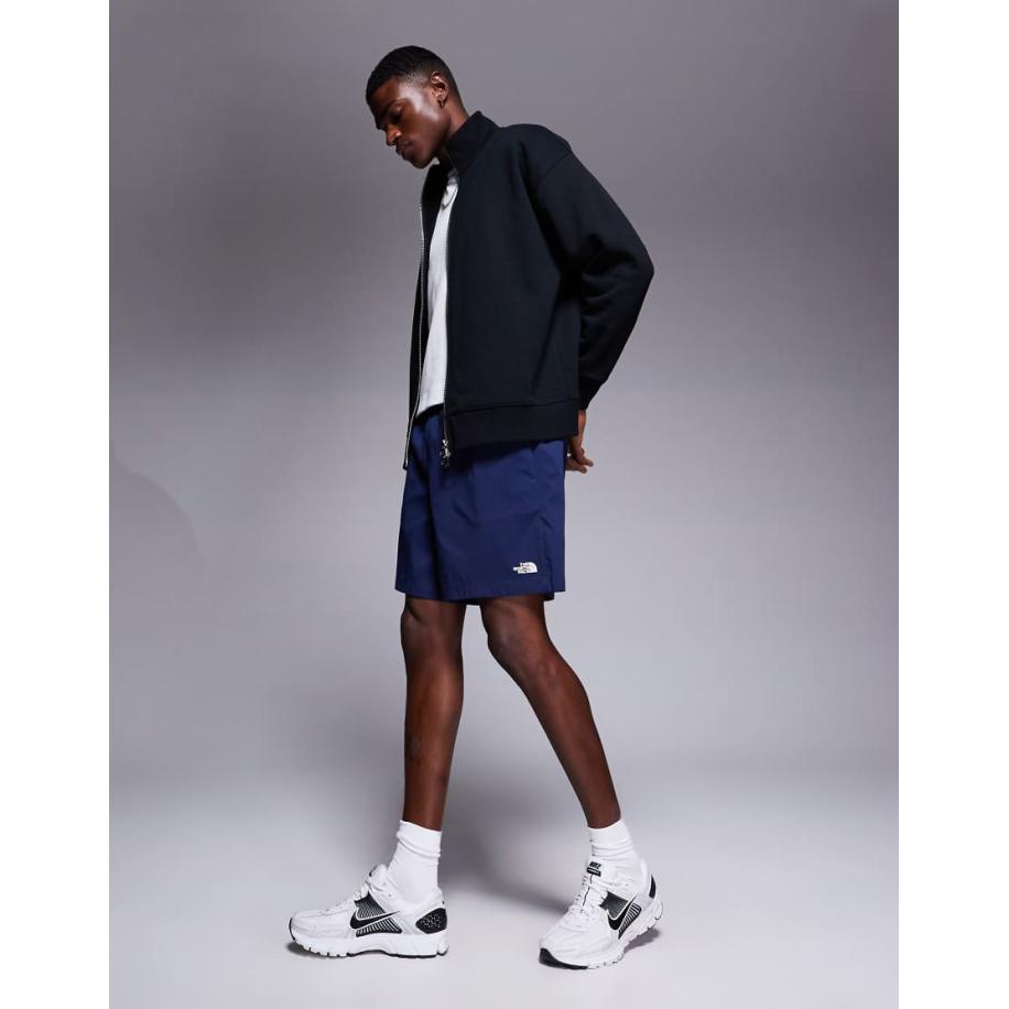 The North Face - Class V - Pathfinder - Short met logo in marineblauw Blauw