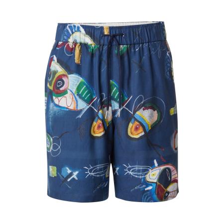 Scotch & Soda SCOTCH & SODA Broek navy / jade groen / donkeroranje / karmijnrood