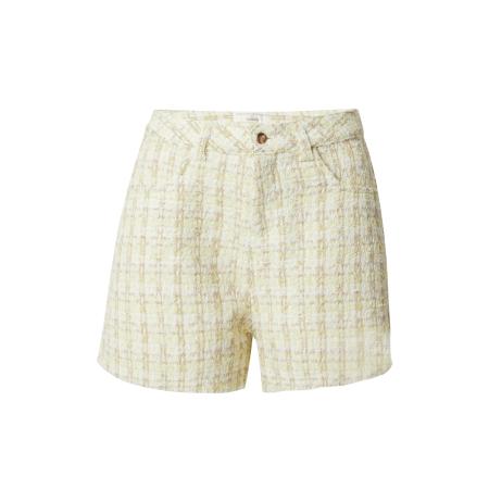 Guido Maria Kretschmer Women Broek Valeria lichtgeel / goud / wit