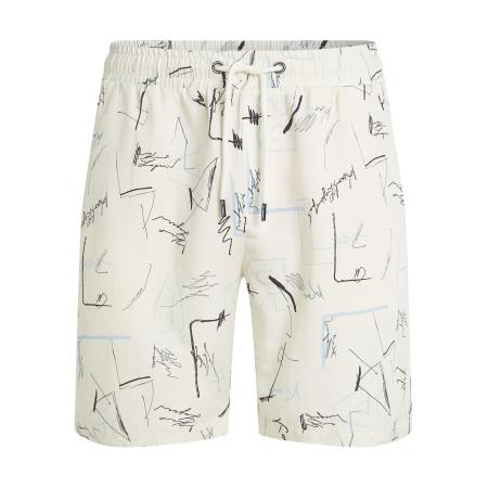 Karl Lagerfeld Karl Lagerfeld Broek beige / lichtblauw / zwart