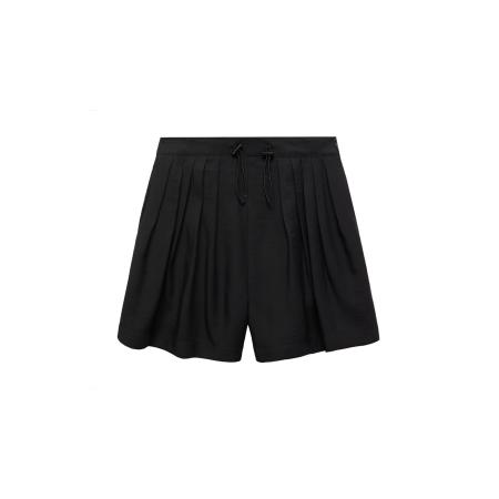 Mango MANGO Bandplooibroek Perseo zwart