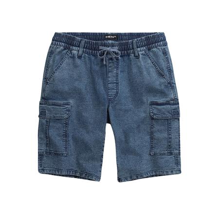 men plus Men Plus Jeans blauw denim / bruin