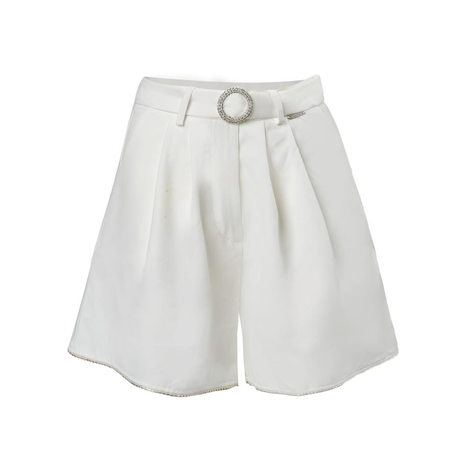 Influencer Influencer Bandplooibroek wit -