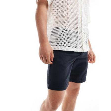 New Look - Chinoshorts in marineblauw