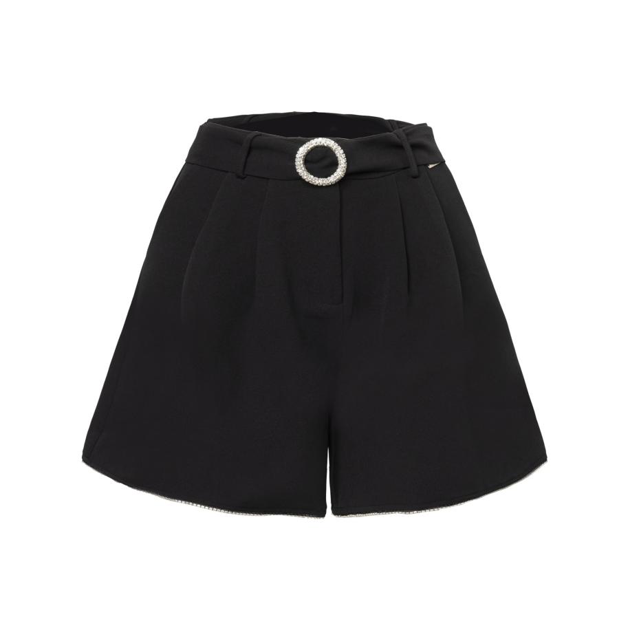 Influencer Influencer Bandplooibroek zwart -