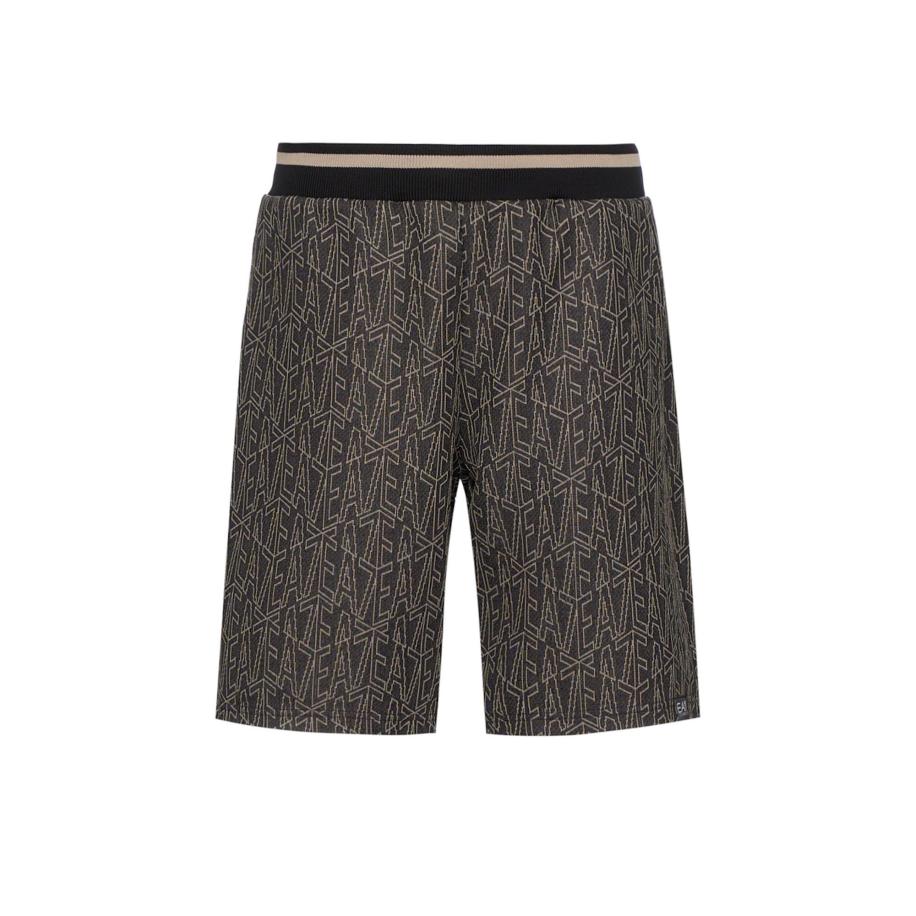 Emporio Armani EA7 Emporio Armani Broek lichtbruin / zwart -
