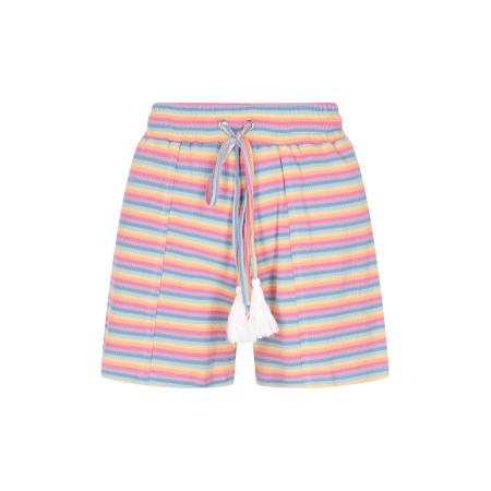 Usha usha BLUE LABEL Broek lichtblauw / geel / lavendel / lichtroze