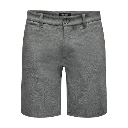 Only & Sons Only & Sons Chino Mark grijs gemêleerd