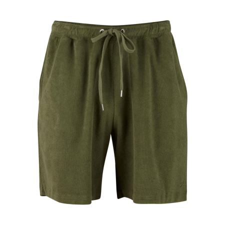 Stenströms Korte joggingbroek donkergroen, Effen