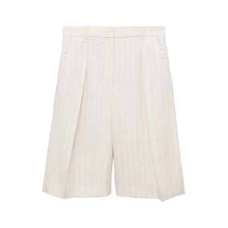 Mango MANGO Pantalon CAMBERRA grijs / natuurwit