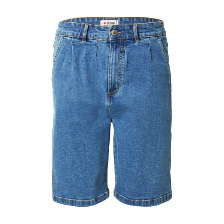 Denim Project Denim Project Bandplooi jeans blauw denim