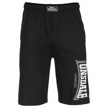 LONSDALE Broek Jam zwart / wit
