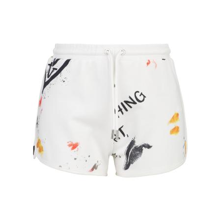 19V69 ITALIA 19V69 ITALIA Broek MADRISSA GRAFFITI lichtblauw / oranje / zwart / wit