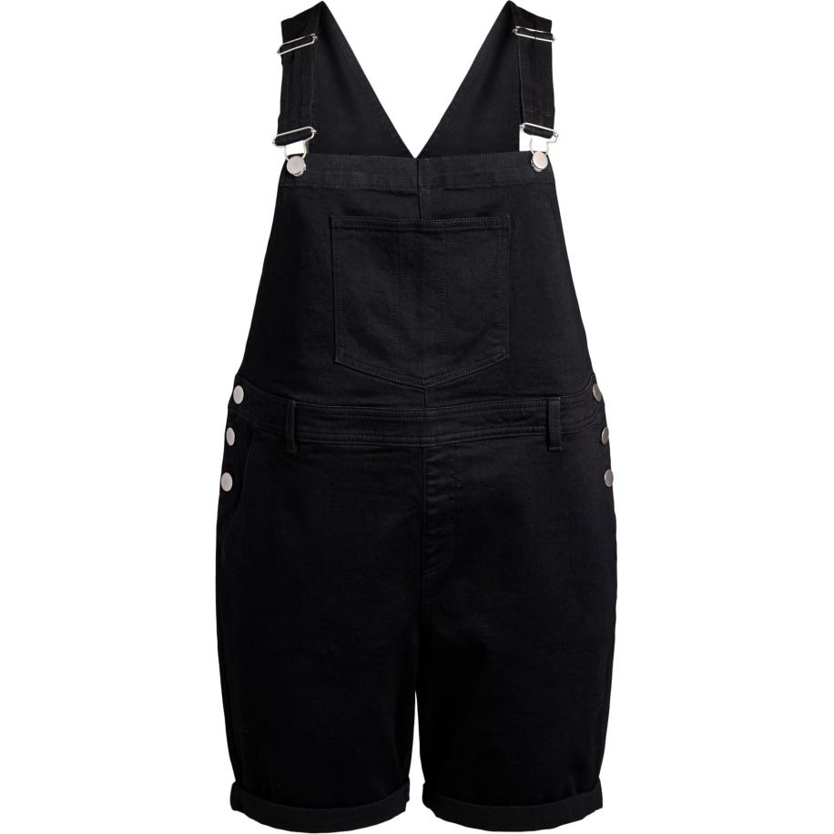 Zizzi Zizzi Tuinbroek zwart -