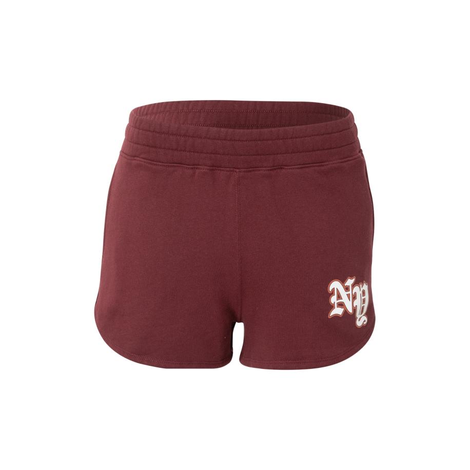 Hollister HOLLISTER Broek DARK ACADEMIA bordeaux / wit -