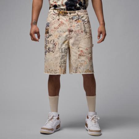 Air Jordan herenshorts met print - Wit