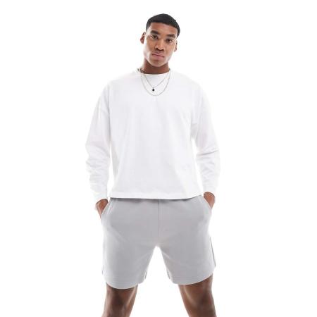 Hollister - Sweatshort in grijs