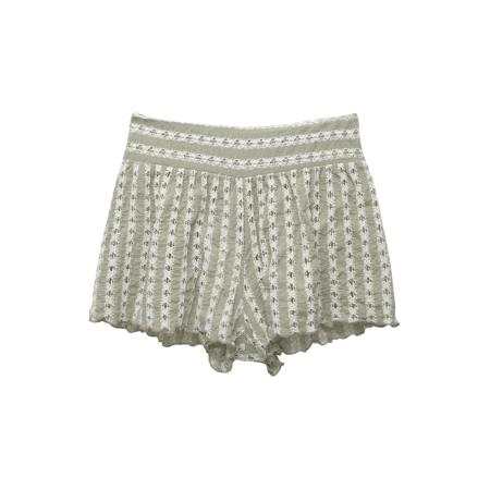 Pull&Bear Pull&Bear Broek pastelgroen / wit