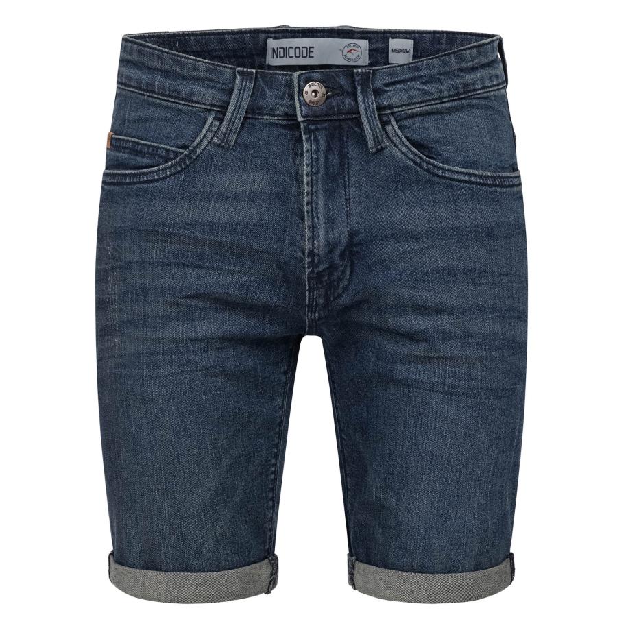 Indicode INDICODE Broek Inkadeu blauw denim -