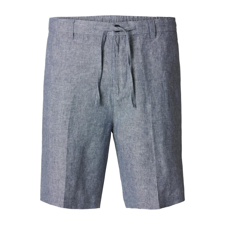Selected SELECTED Pantalon SLHLEROY donkerblauw -