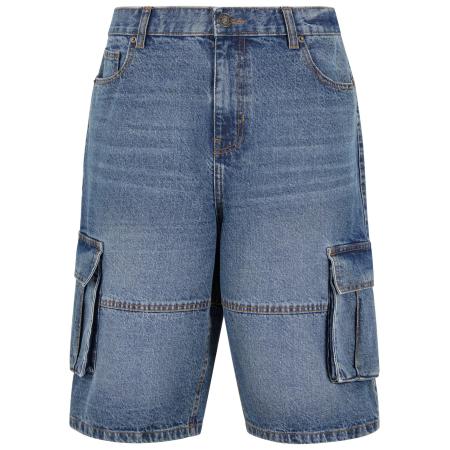 Urban Classics Urban Classics Cargojeans donkerblauw