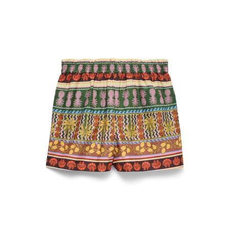 Vero Moda VERO MODA Broek VMTRUELY roestbruin / lichtgeel / donkergroen / lichtroze