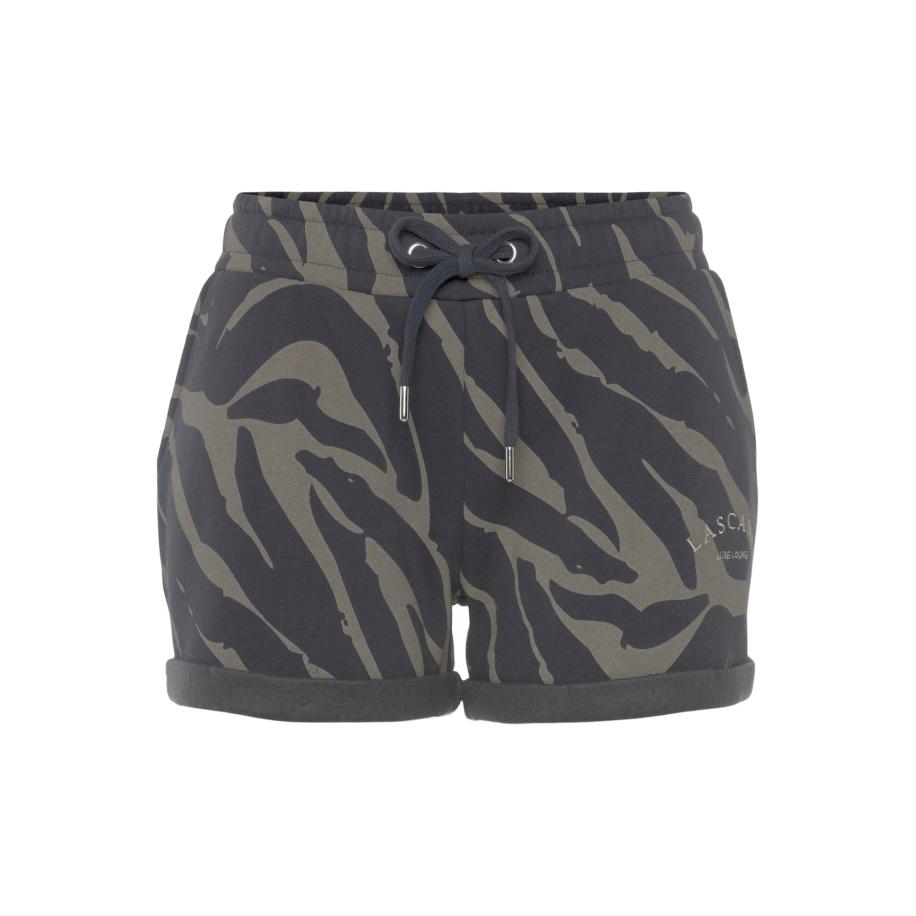 Lascana LASCANA Broek bruin gemêleerd / zwart -