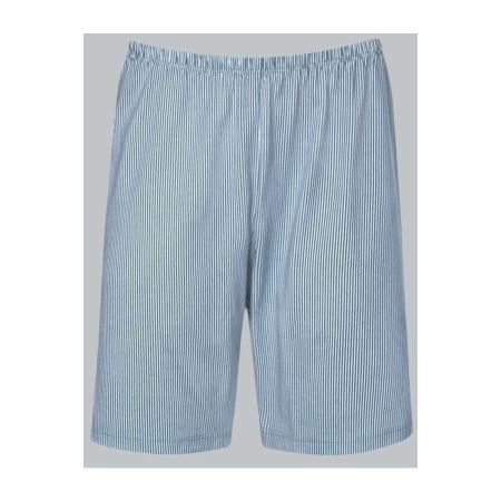 TRIGEMA Bermuda blauw, Gestreept