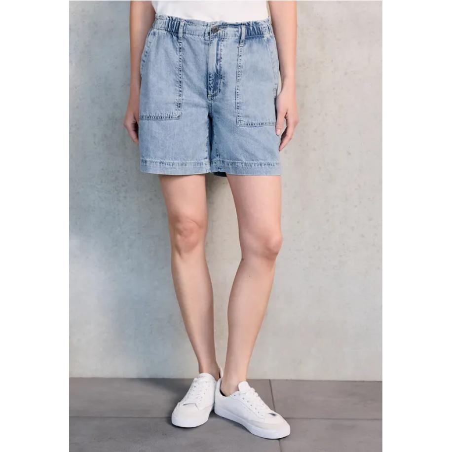 Street One Paperbag denim shorts Bruin