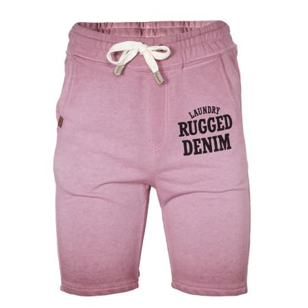 KOROSHI KOROSHI Broek bordeaux / pastelrood / zwart