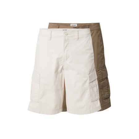 Jack & Jones JACK & JONES Cargobroek JPSTCOLE MATEO ecru / donkerbruin