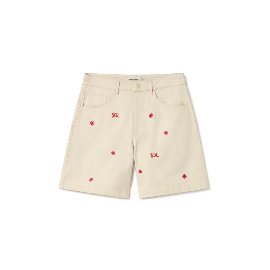 thinking mu Thinking MU Broek LUISA ivoor -