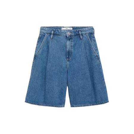 Mango MANGO Bandplooi jeans CARLO blauw denim