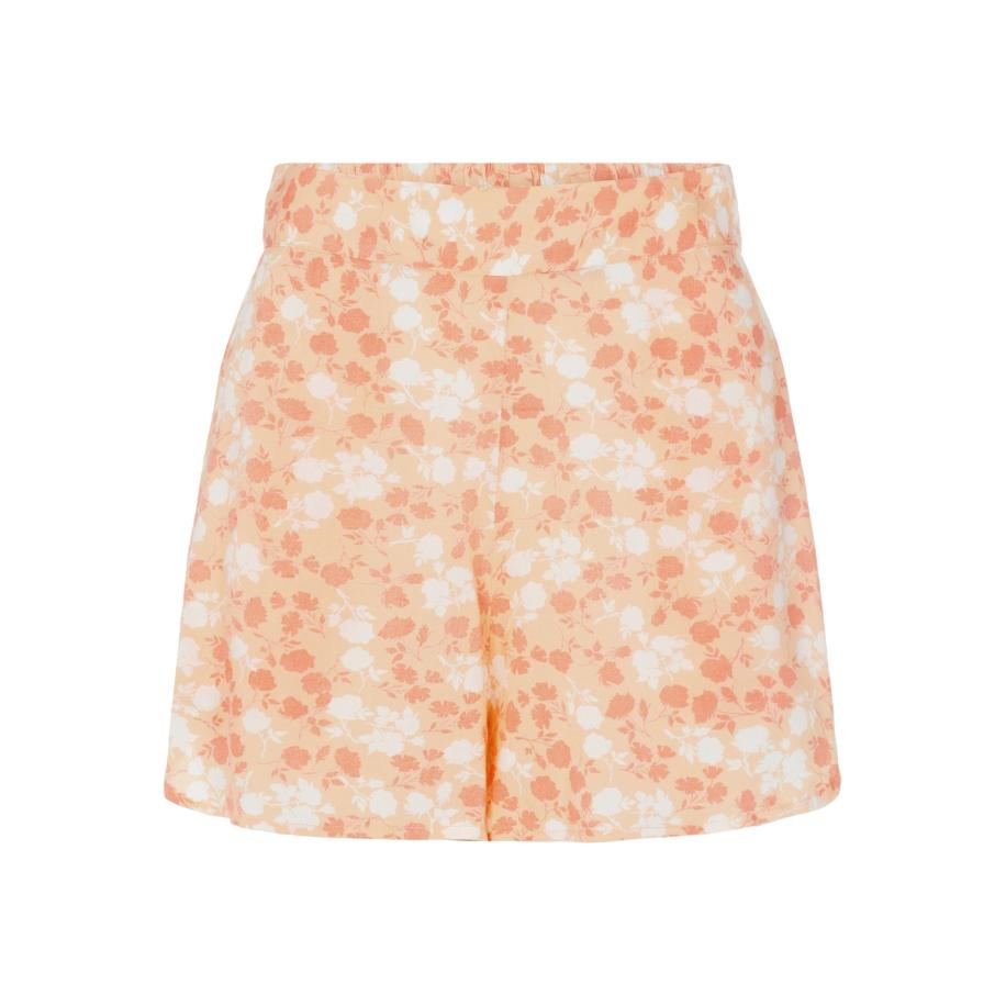 Pieces PIECES Broek Nya crème / abrikoos / wit -