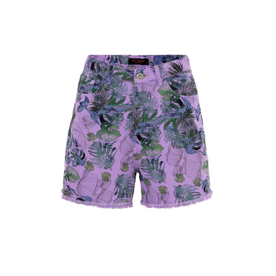 By Diess Collection By Diess Collection Broek blauw / groen / lichtlila / zwart -